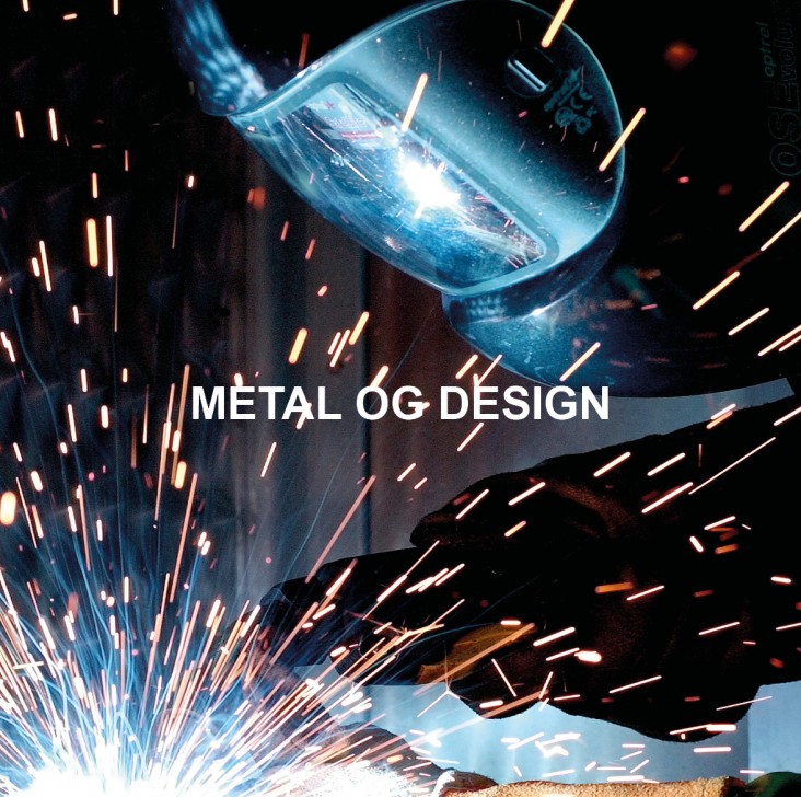 Metal og design. Dekorations billede - Teenagerdreng svejser